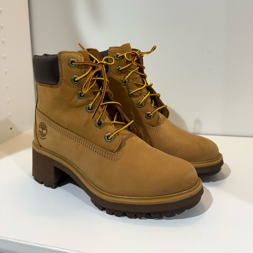 Timberland Women's Brown Lace-Up Boots